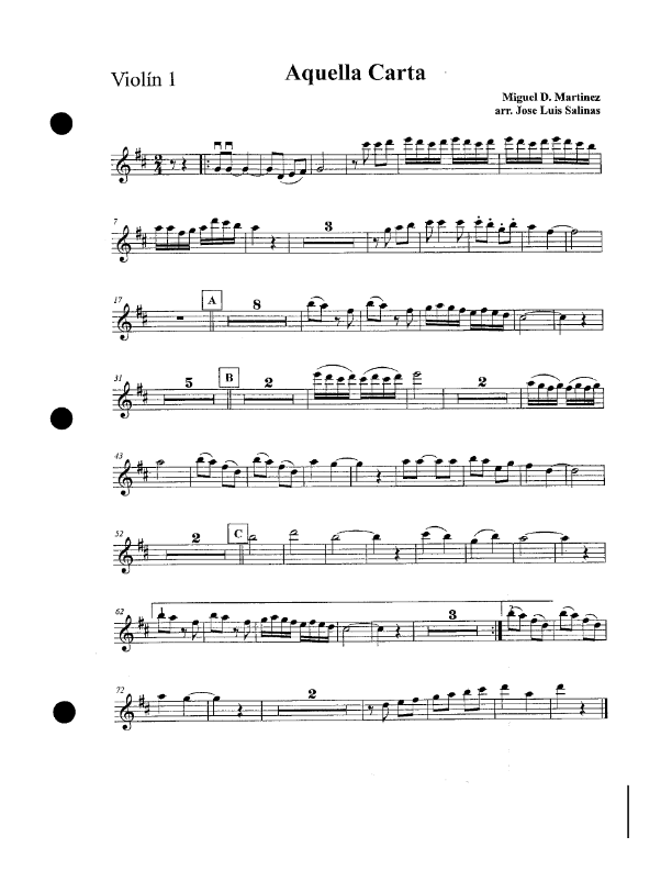 La imagen puede contener una previsualizacion de una partitura